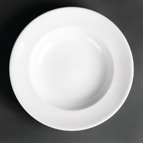 Royal Porcelain Classic Pasta Plate White - 260mm 10 1/4" (Box 12)