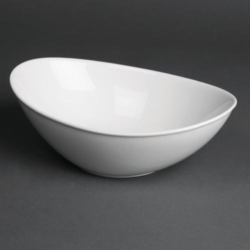 Royal Porcelain Classic Oval Bowl White - 200x143mm 8" (Box 6)