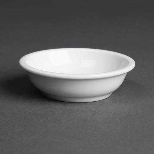 Royal Porcelain Classic Dipping Dish White - 80mm 3" (Box 12)