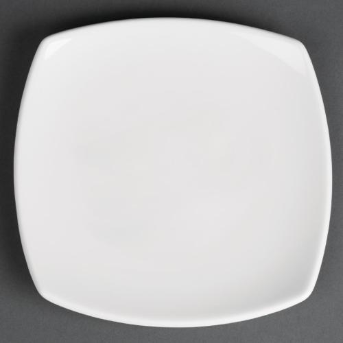 Royal Porcelain Classic Rounded Square Plate White - 160mm 6 1/4" (Box 12)