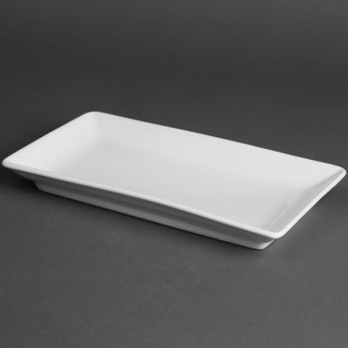 Royal Porcelain Classic Rectangular Plate White - 230x135mm (Box 12)