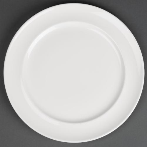 Royal Porcelain Maxadura Wide Rim Plate - 260mm 10 1/4" (Box 12)