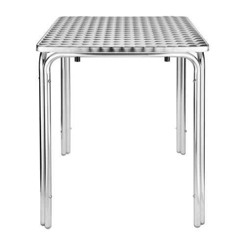 Bolero Square Stacking Bistro Table St/St Top - 600mm