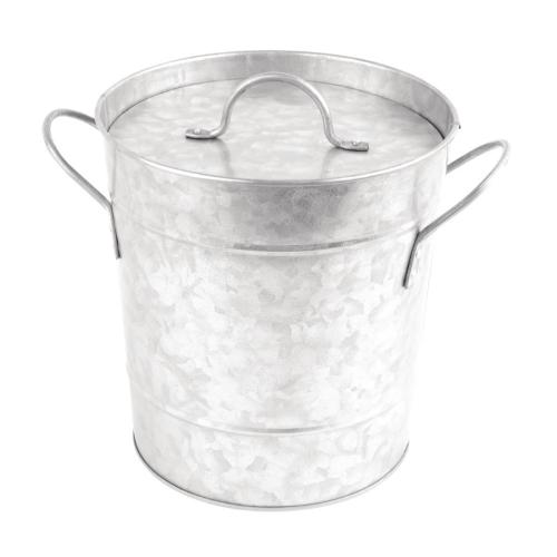 Olympia Ice Bucket Galvanized - 3.4Ltr