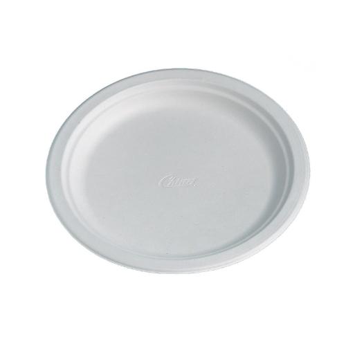 Chinet Round White Plate - 240mm 9 3/4" (Sleeve 100)