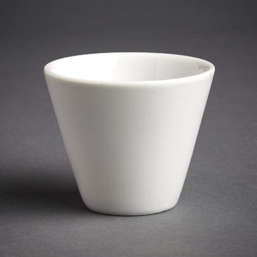 Olympia Whiteware Conical Ramekin White - 100ml 3.38fl oz (Box 12)