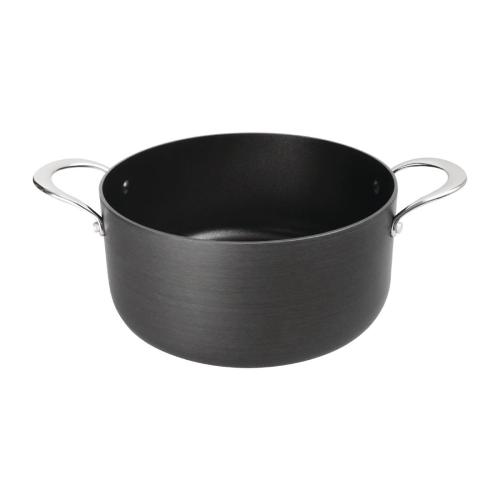 Vogue Non Stick Casserole Pan Anodised Aluminium - 240mm 9 1/2"