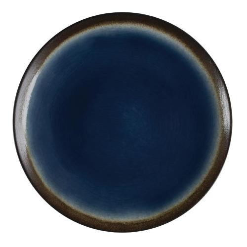 Olympia Nomi Blue Tapas Round Coupe Plate - 198mm 7 3/4" (Box 6)