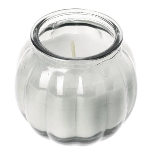 Olympia Pumpkin Jar Candle Clear (Box 12)