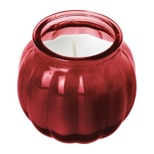 Olympia Pumpkin Jar Candle Red (Box 12)