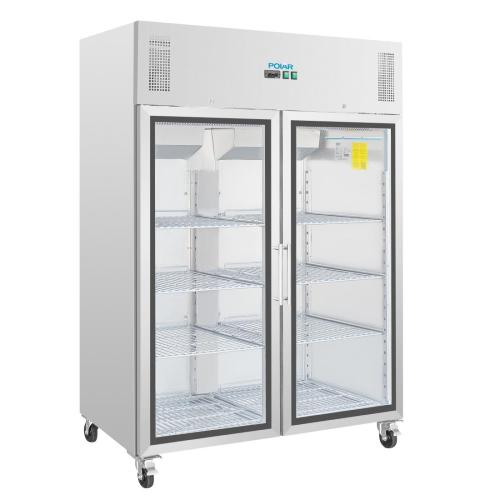 Polar G-Series Upright Double Door Gastro Display Fridge - 1200Ltr