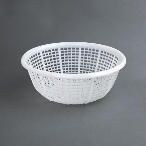 Vogue Round Colander Polyethelene White - 288mm