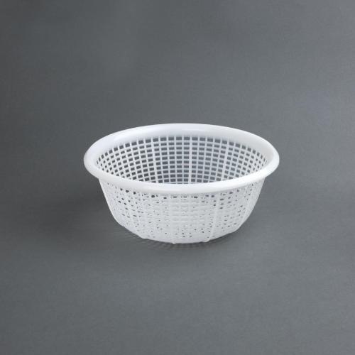 Vogue Round Colander Polyethylene White - 228mm