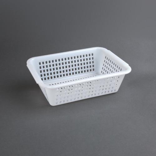 Vogue Square Colander Polyethelene White - 395x303mm