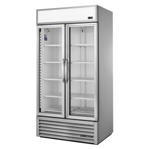 True 2 Glass Door 991Ltr Upright Display Fridge Alumi GDM-35HC-TSL01 (Direct)