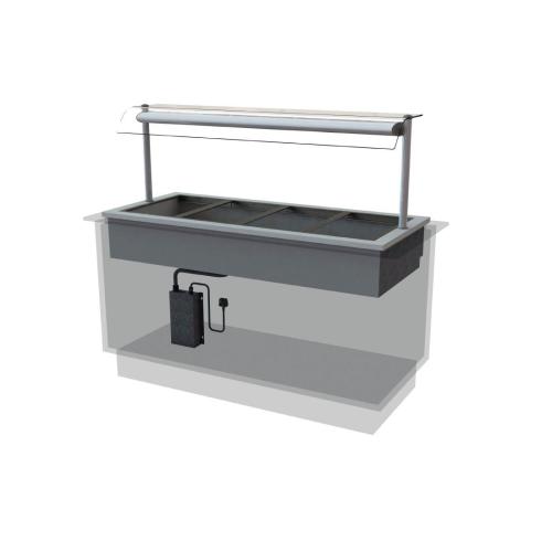 Designline Dry Heat Bain Marie Self Service 1525mm (L) (Direct)