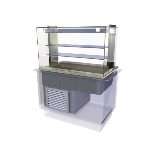 Kubus Cold Multi Level Deli Assisted Service 1175mm (L) (Direct)