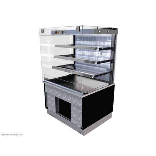 Kubus Cold Patisserie (Fixed Back) Self Service 600mm (L) (Direct)