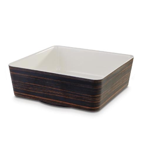 APS+ Square Bowl Oak/Cream - 4Ltr 265x265mm