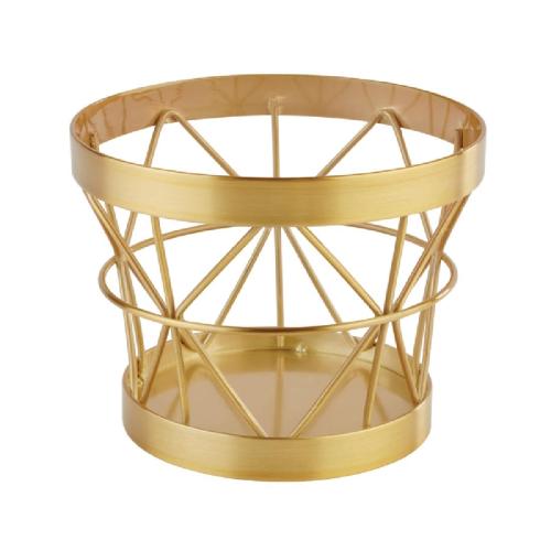 APS+ Metal Basket Gold Brushed 105mmd 80mm h (B2B)