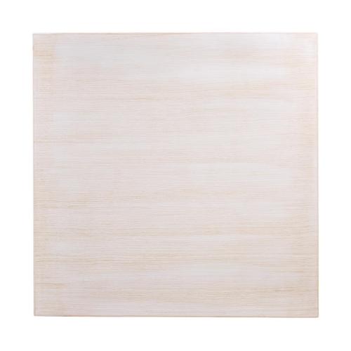 Bolero Pre-Drilled Square Table Top Vintage White - 700x700mm