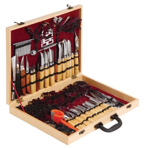 Vogue Garnishing Set/Case - 80 Piece