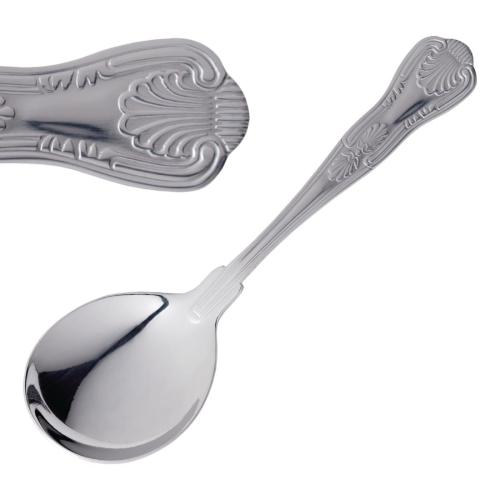 Olympia Kings Soup Spoon St/St (Box 12)