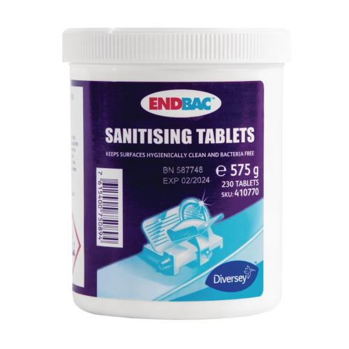 Diversey End Bac Sanitising Tablets (6x230 Tablets)