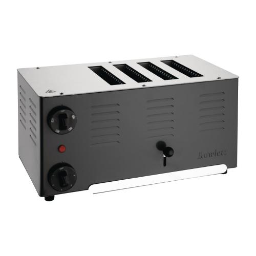 Rowlett Regent 4 Slot Toaster Jet Black