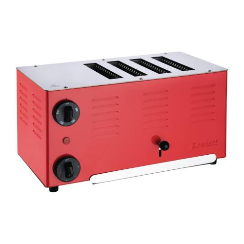 Rowlett Regent 4 Slot Toaster Traffic Red