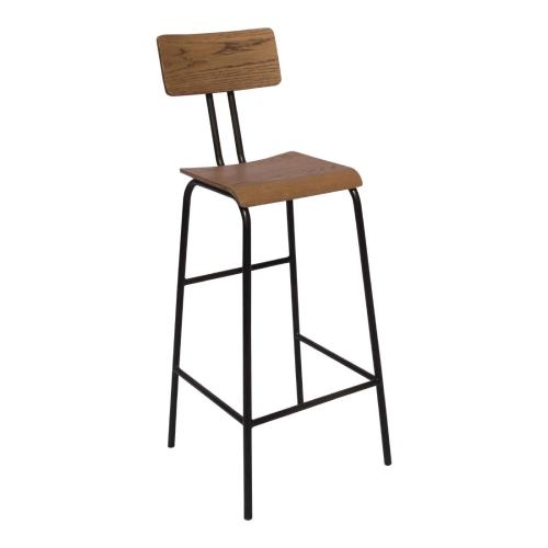 Bolero Industrial Metal High Stool (Pack 2) (Direct)