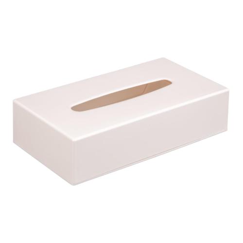 Bolero White Rectangular Tissue Holder