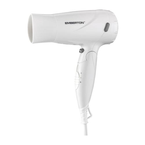 Emberton 1600watt Folding Hairdryer White