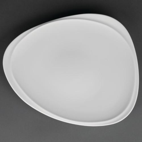 Royal Porcelain Classic Triangular Plate White - 260x305mm 10 1/4x12" (Box 12)