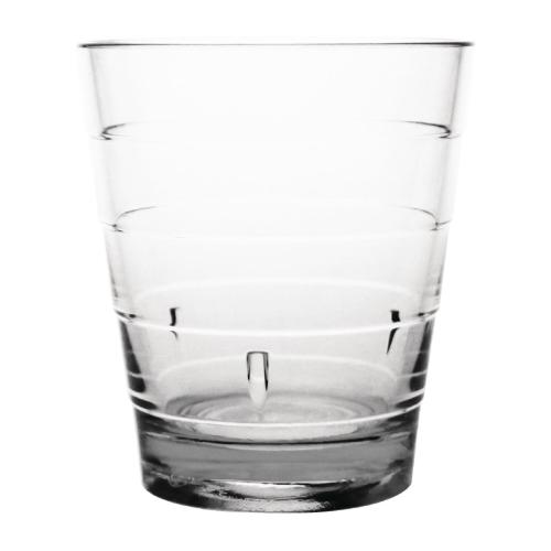 Olympia Kristallon PC Ringed Tumbler - 285ml 9.6fl oz Clear (Box 6)