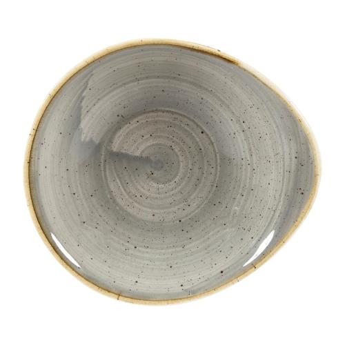 Churchill Stonecast Grey Round Dish - 6 3/8x5 5/8" (Box 12) (Direct)