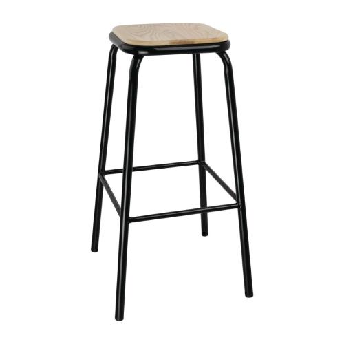 Bolero Cantina High Stool Black (Box 4)