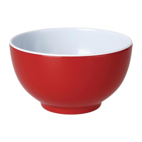 Olympia Kristallon Gala Melamine Bowl Red - 125mm 530ml (Box 6)