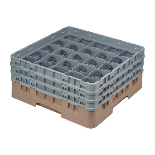 Cambro Camrack Beige 25 Compartments Max Glass Height - 174mm (B2B)