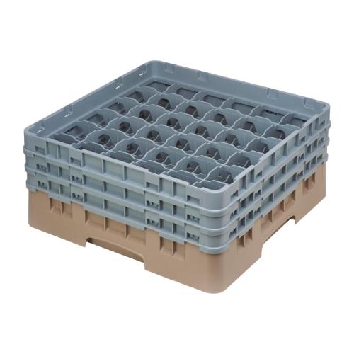 Cambro Camrack Beige 36 Compartments Max Glass Height 174 (B2B)