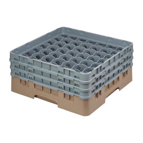 Cambro Camrack Beige 49 Compartments Max Glass - Height 174 (B2B)