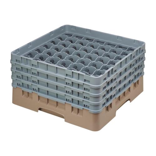 Cambro Camrack Beige 49 Compartments Max Glass - Height 215