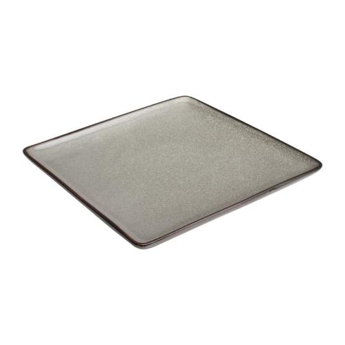 Olympia Mineral Square Plate - 228mm 9" (Box 6)