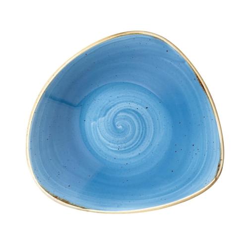 Stonecast Cornflower Triangular Bowl - 235mm 9.25" (Box 12) (Direct)