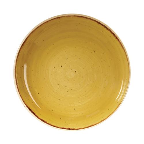 Stonecast Mustard Evolve Coupe Bowl - 248mm 9 3/4" (Box 12) (Direct)