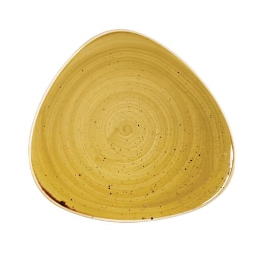 Stonecast Mustard Lotus Plate - 311mm 12" (Box 6) (Direct)