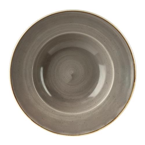 Stonecast Grey Profile Wide Rim Bowl Large - 277mm 10.90" (Box 12) (Direct)