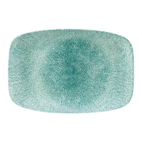 Raku Jade Green Chefs Oblong Plate - 30x19.9cm 12x7 4/5" (Box 6) (Direct)