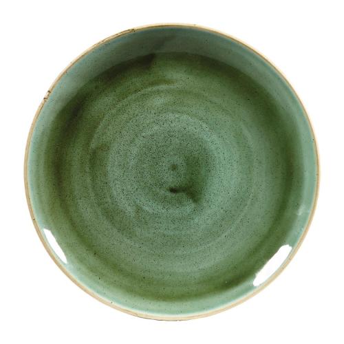 Churchill Samphire Green Evolve Coupe Plate - 8 2/3" (Box 12) (Direct)