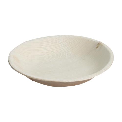 Fiesta Compostable Palm Leaf Deep Plates Round - 175mm (Pack 100)